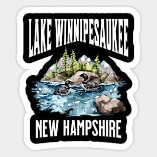 Lake Winnipesaukee Sticker